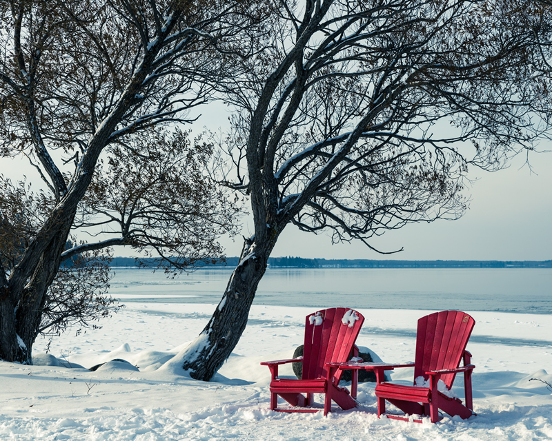 Red Chairs by Andrew March